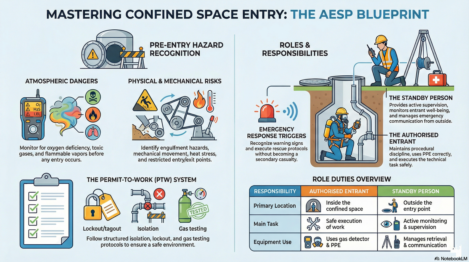 Confined Space Authorised Entrant and Standby Person Training
